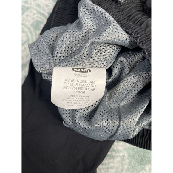 Old Navy Boys Youth Sz XS (5) Black Outdoor Pants Tech Straight - Picture 4 of 4